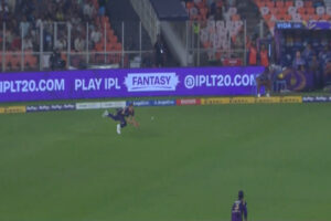 Cameron Green takes a catch