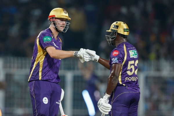 Cameron Green and Rovman Powell in action for KKR in IPL 2026