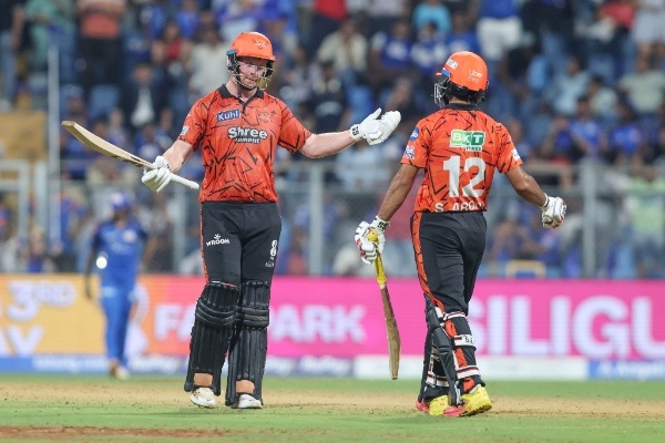 Heinrich Klaasen celebrates win for SRH