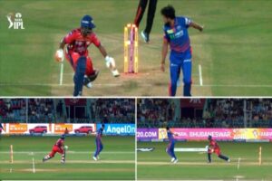 Rishabh Pant gets run out at the non-striker's end