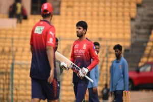 IPL 2026, Jitesh Sharma the the practice session of RCB