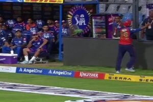 Shreyas Iyer takes catch
