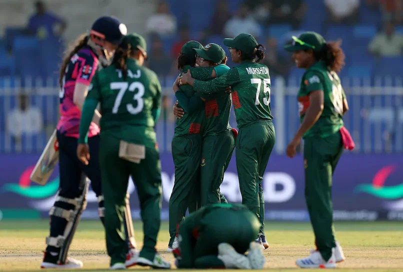 Bangladesh Women celebrate