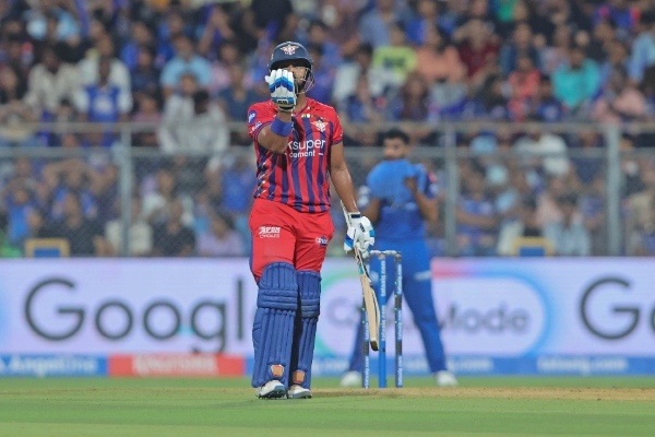 Nicholas Pooran celebrates