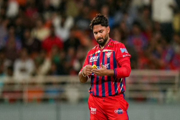 Rishabh Pant in action