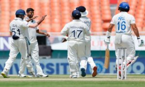 India celebrate wicket