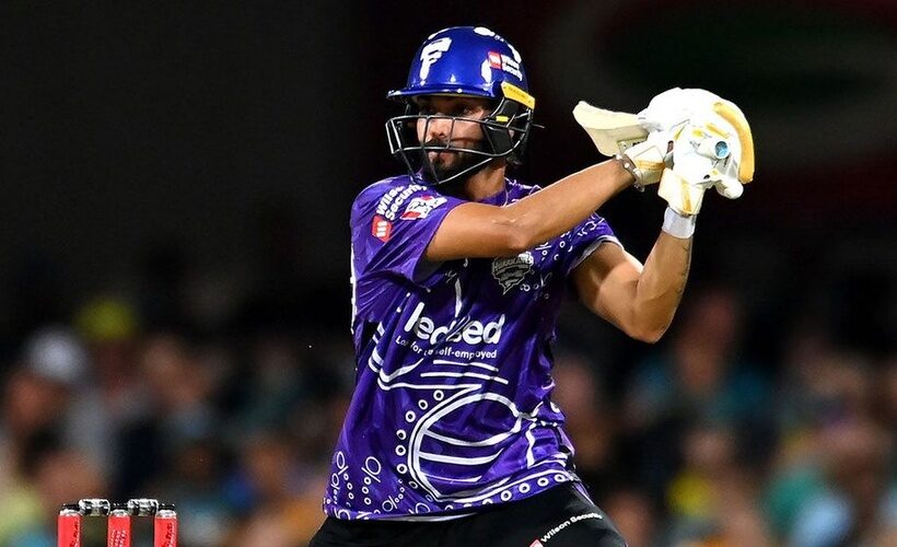 Nikhil Chaudhary in action in BBL