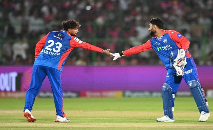 Kuldeep Yadav and Rishabh Pant in DC