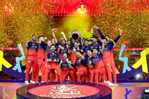 RCB celebrate title win