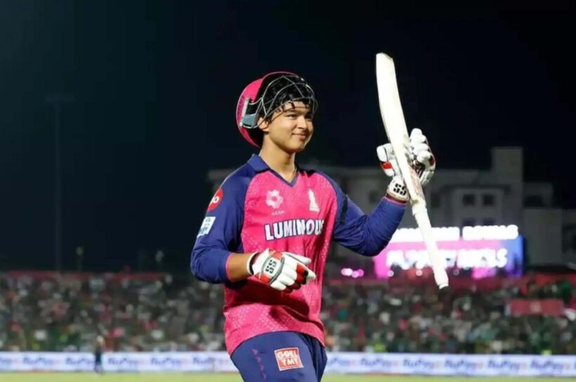 A statistical look at Vaibhav Sooryavanshi's IPL 2026. Photo Courtesy: X