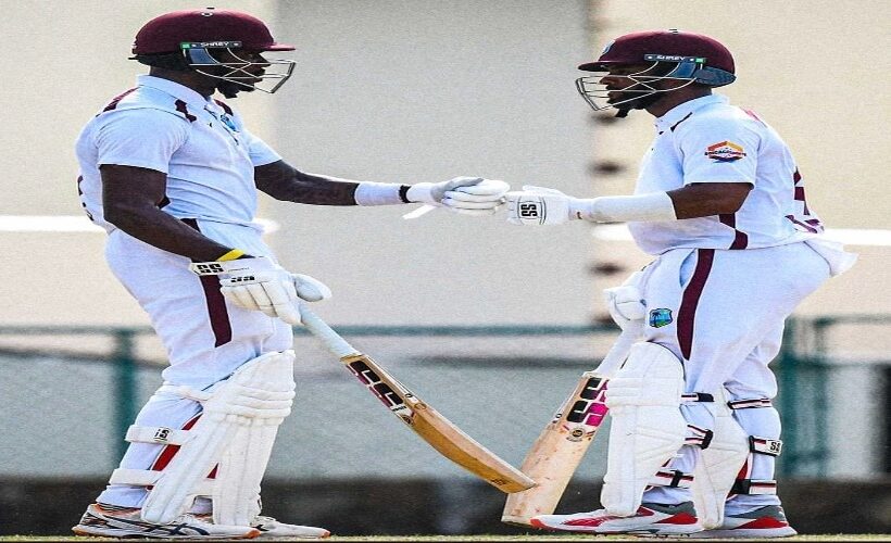 Justin Greaves and Shai Hope