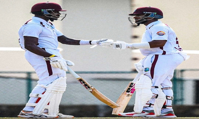 Justin Greaves and Shai Hope