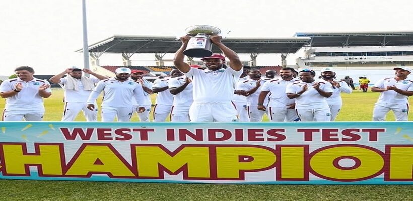 West Indies celebrate
