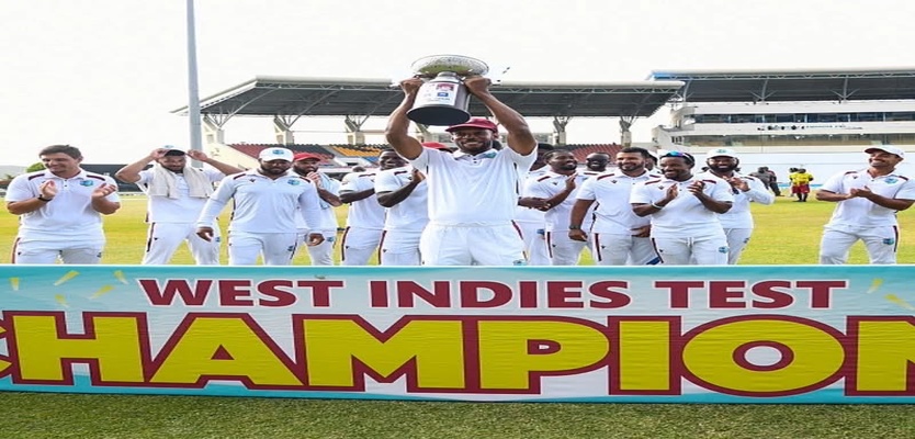 West Indies celebrate