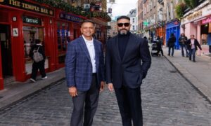 Rahul Dravid and Abhishek Bachchan