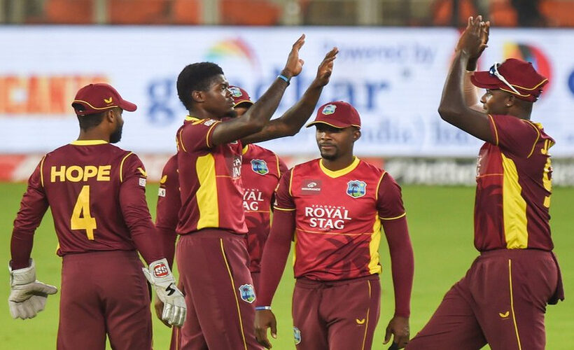 West Indies celebrate