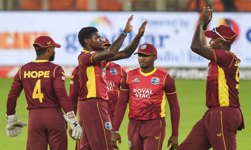 West Indies celebrate