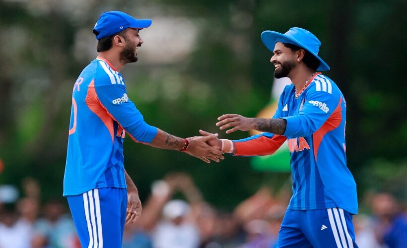 Axar Patel and Shreyas Iyer
